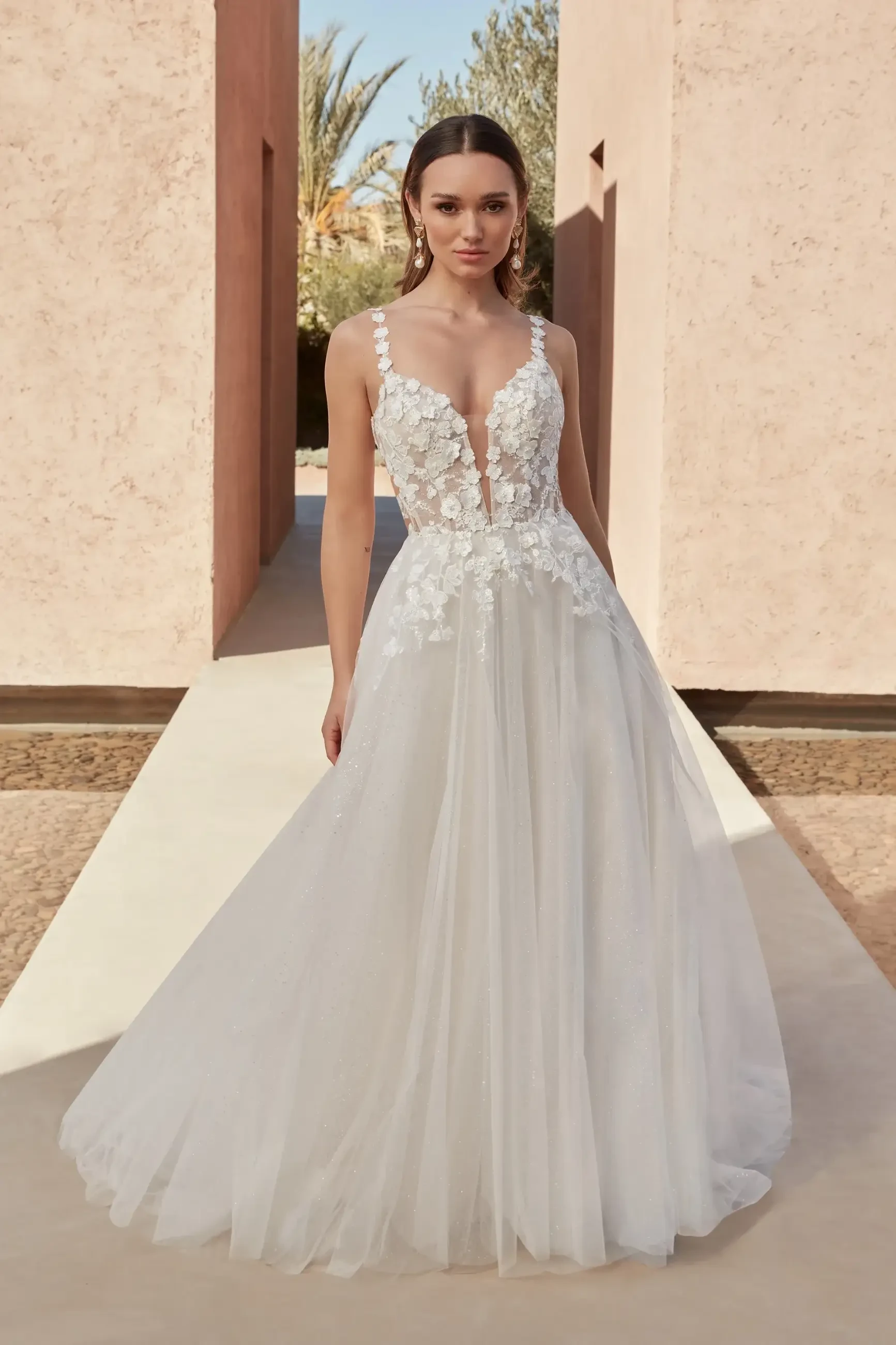 Blooming Beauties: Floral-Inspired Wedding Dresses for Spring 2024 Image