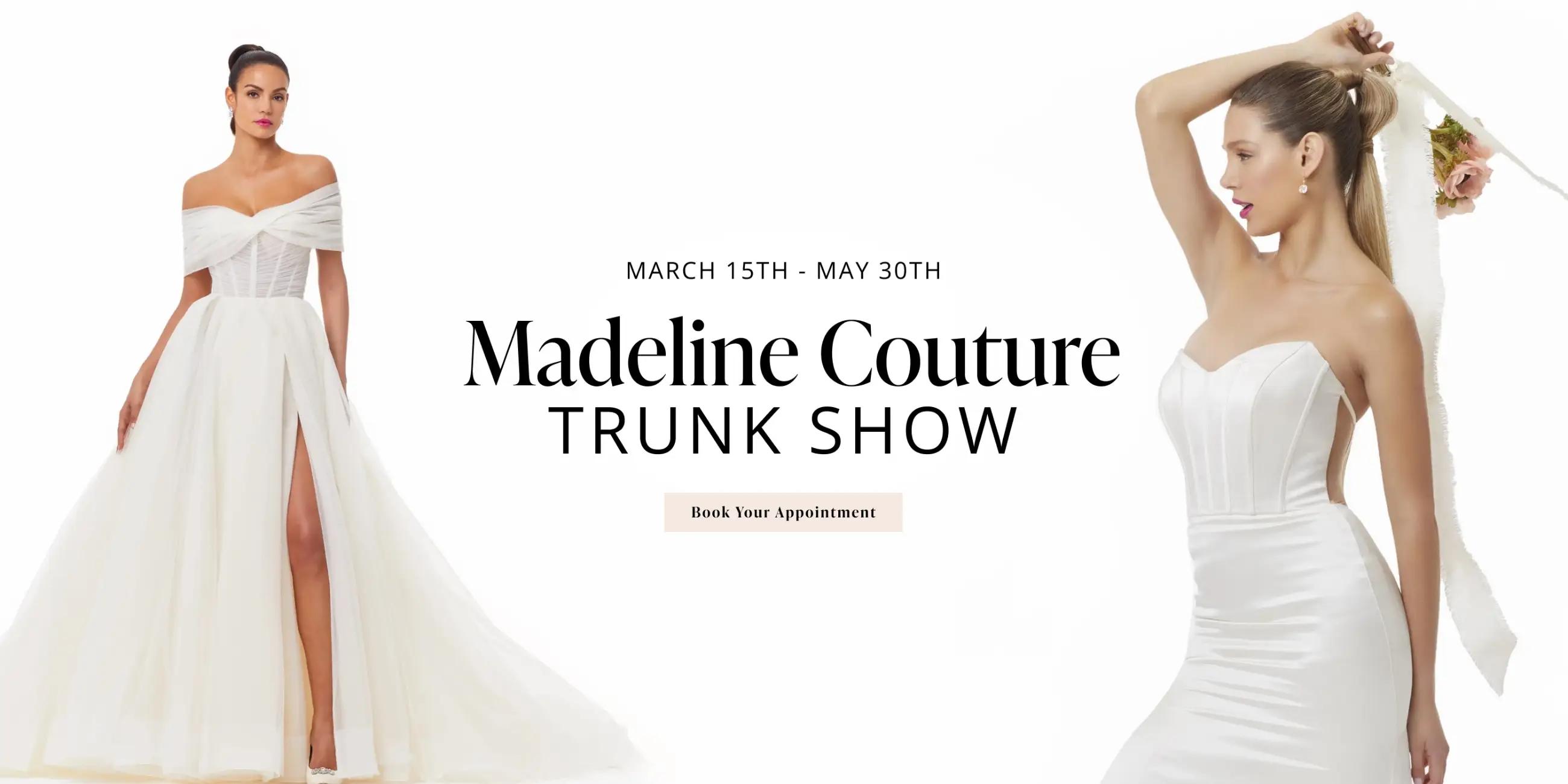 Madeline Couture Trunk Show Banner
