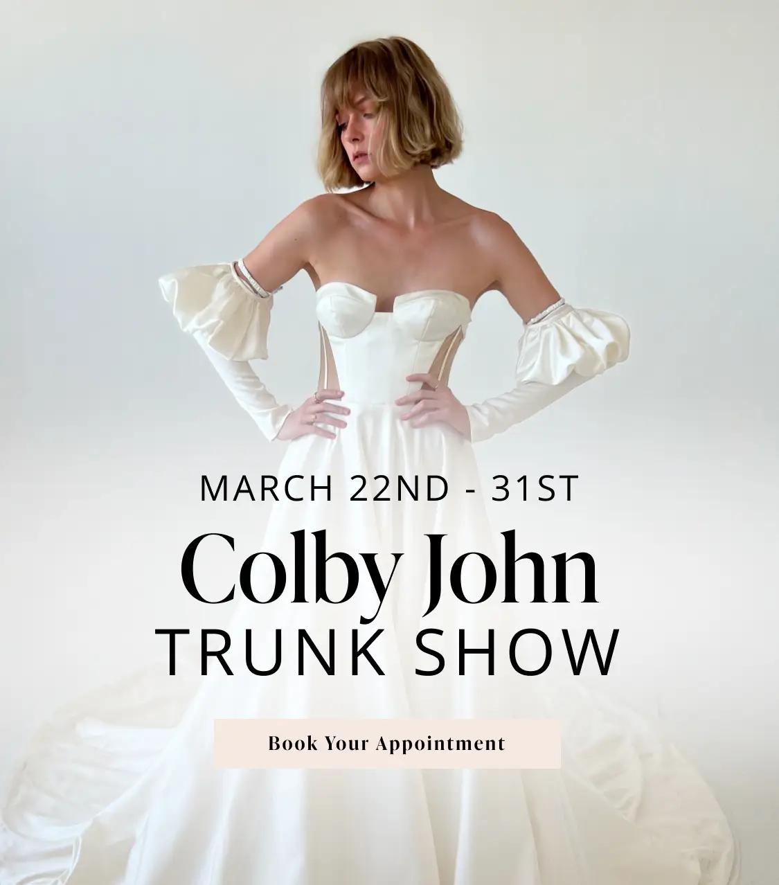 Colby John Trunk Show Banner Mobile