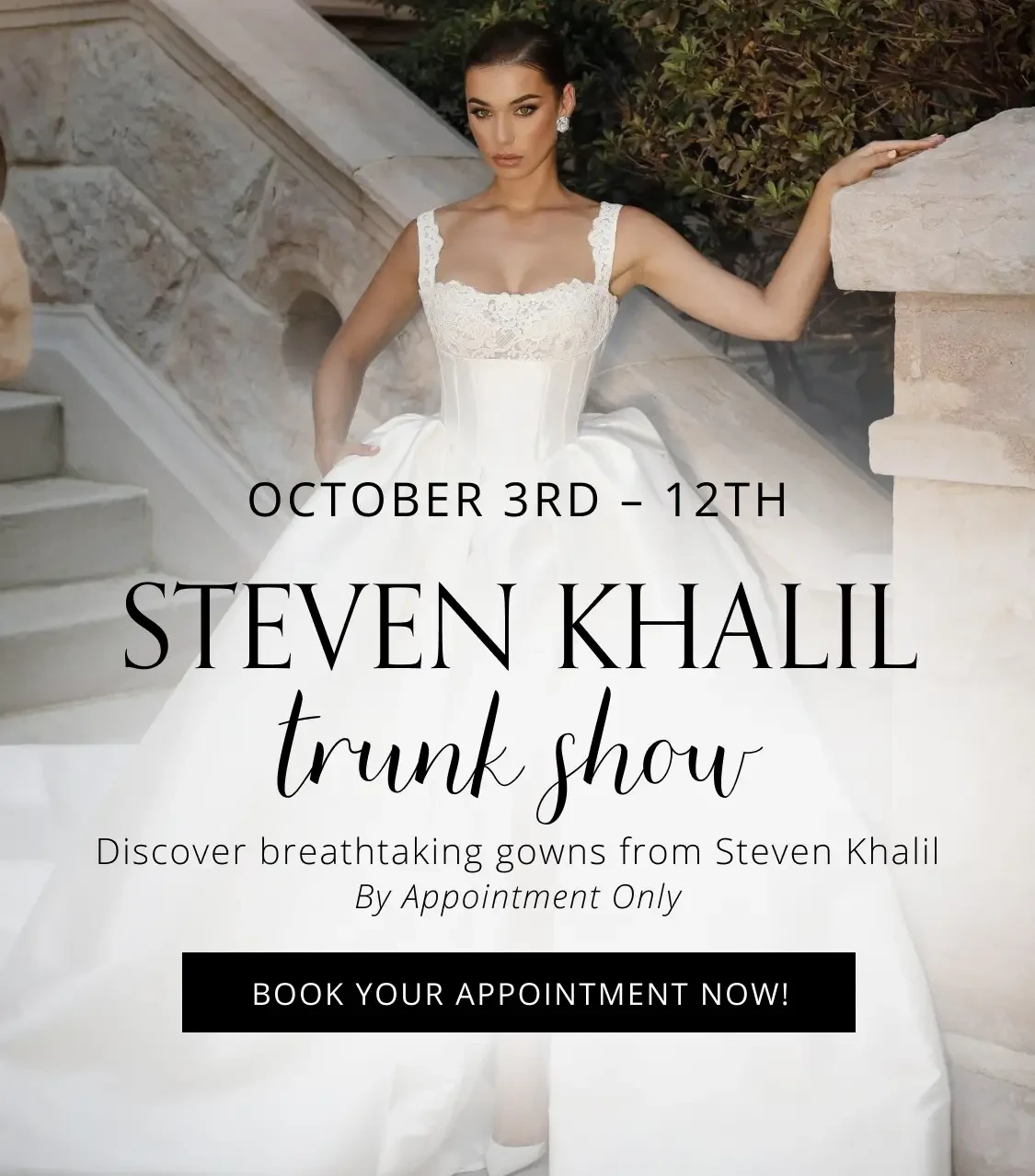 Steven Khalil Trunk Show Mobile Banner