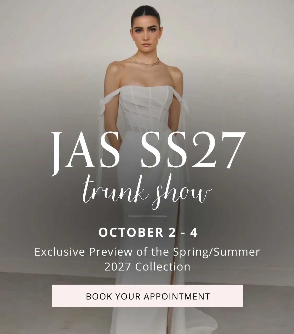 JAS SS27 Trunk Show Mobile Banner