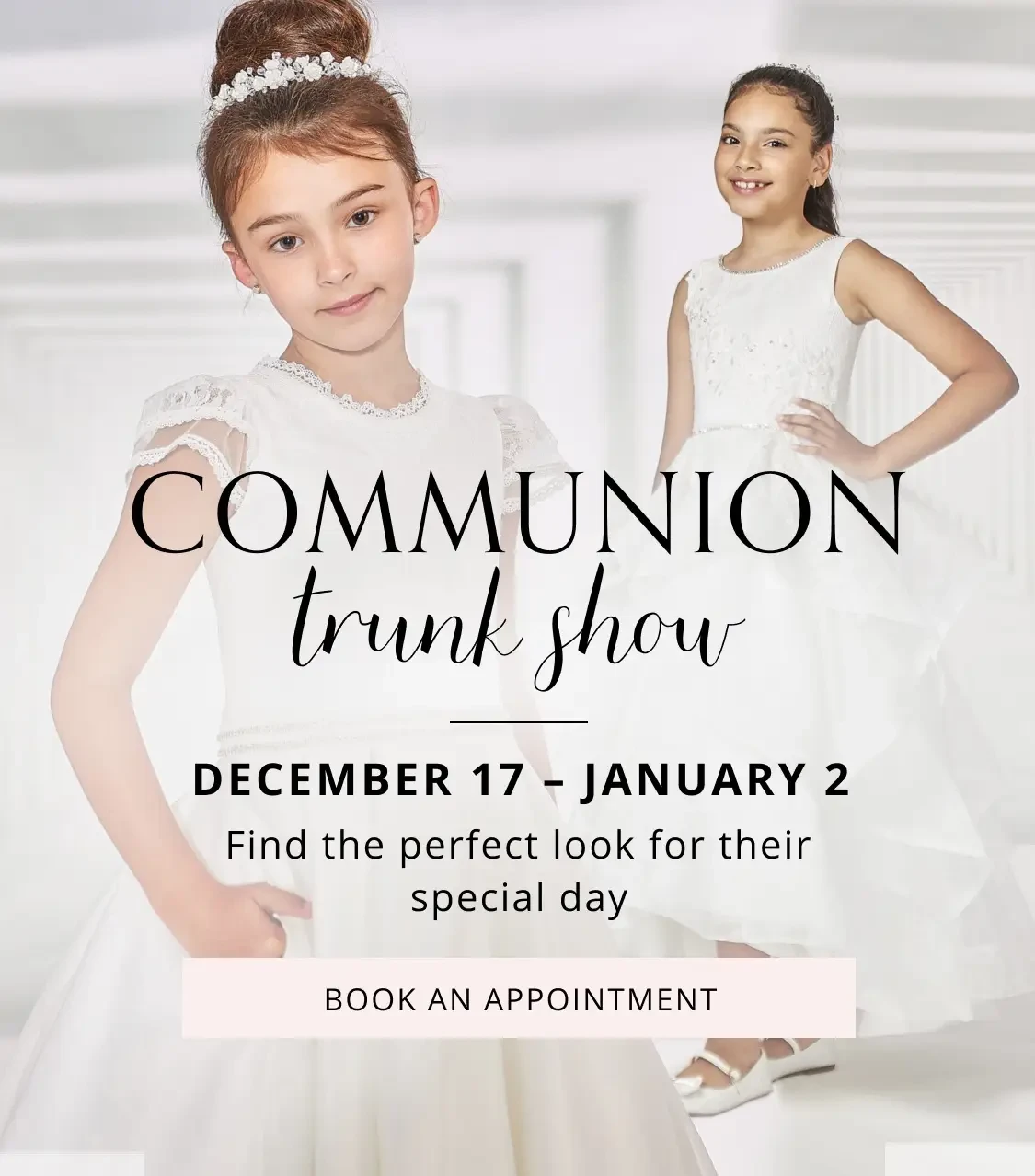 Communion Trunk Show Mobile Banner